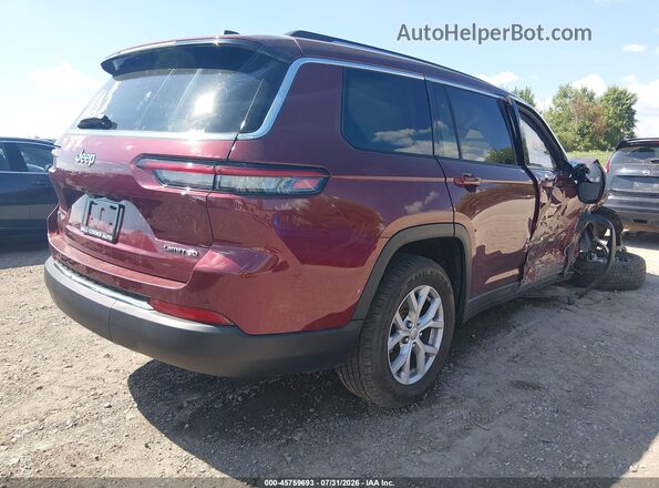 1C4RJKBG2M8191065 2021 JEEP GRAND CHEROKEE L Red Trasero derecho
