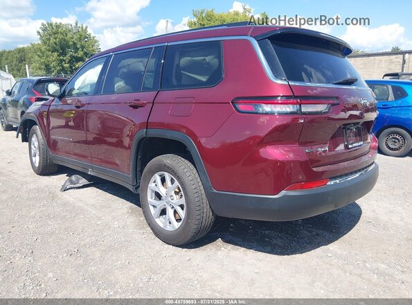 1C4RJKBG2M8191065 2021 JEEP GRAND CHEROKEE L Red Trasero izquierdo