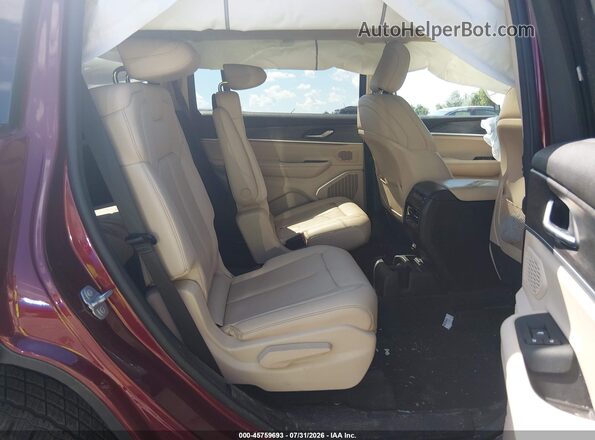1C4RJKBG2M8191065 2021 JEEP GRAND CHEROKEE L Red Vista de la etiqueta del VIN