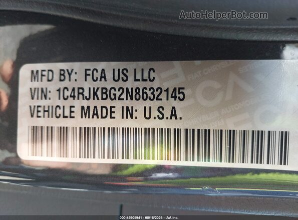 1C4RJKBG2N8632145 2022 JEEP GRAND CHEROKEE L Gray Շարժիչի բաժամունքի տեսք