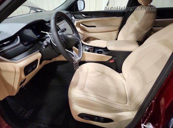 1C4RJKBG2R8543987 2024 JEEP GRAND Красный Вид салона спереди
