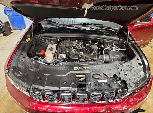 1C4RJKBG2R8543987 2024 JEEP GRAND Красный Вид подкапотного пространства