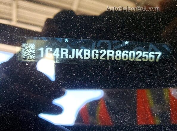 1C4RJKBG2R8602567 2024 JEEP GRAND Black Widok naklejki z numerem VIN