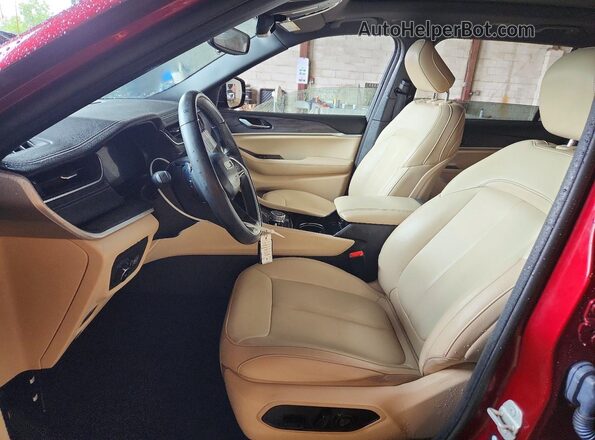 1C4RJKBG3P8885011 2023 JEEP GRAND Maroon წინა სალონის ხედი
