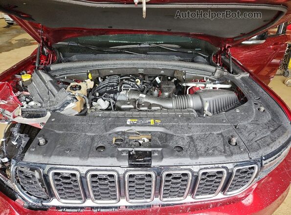 1C4RJKBG3P8885011 2023 JEEP GRAND Maroon ძრავის განყოფილების ხედი