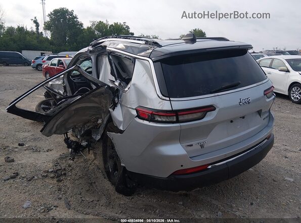 1C4RJKBG4M8123107 2021 JEEP GRAND CHEROKEE L Silver Задня ліва чверть