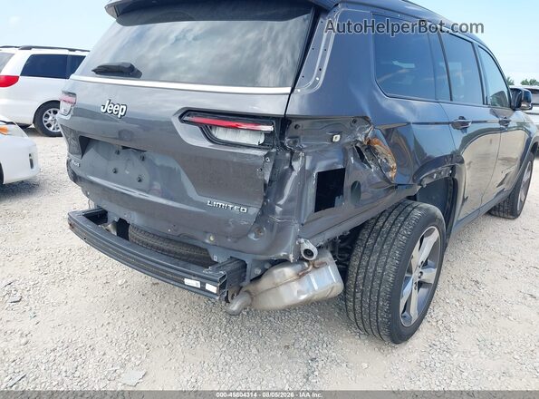 1C4RJKBG4M8186904 2021 JEEP GRAND CHEROKEE L Gray Вид спереду