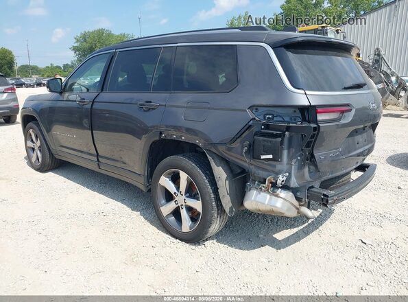 1C4RJKBG4M8186904 2021 JEEP GRAND CHEROKEE L Gray Задня ліва чверть