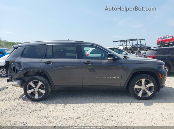 1C4RJKBG4M8186904 2021 JEEP GRAND CHEROKEE L Gray Панорамний вид салону 360°