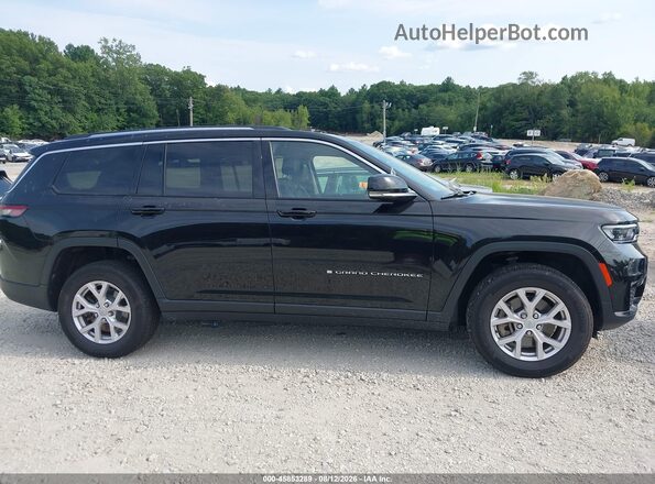 1C4RJKBG4N8632616 2022 JEEP GRAND CHEROKEE L Black Widok wnętrza z tyłu