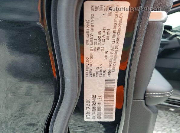 1C4RJKBG4S8645863 2025 JEEP GRAND Black VIN sticker view