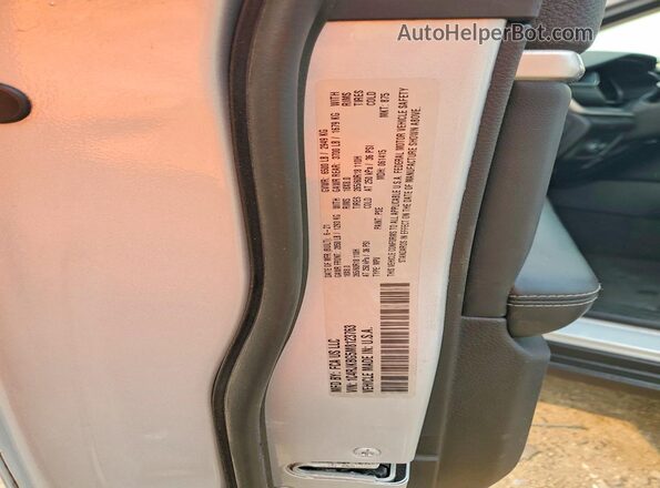 1C4RJKBG5M8123763 2021 JEEP GRAND Silver VIN კოდის სტიკერის ხედი