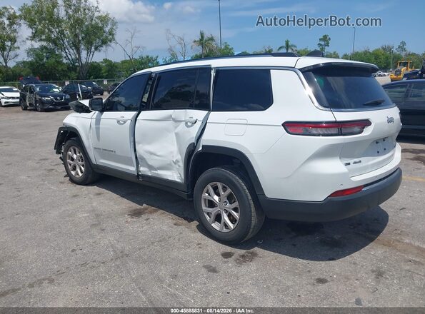 1C4RJKBG5M8186376 2021 JEEP GRAND CHEROKEE L White Հետևի ձախ