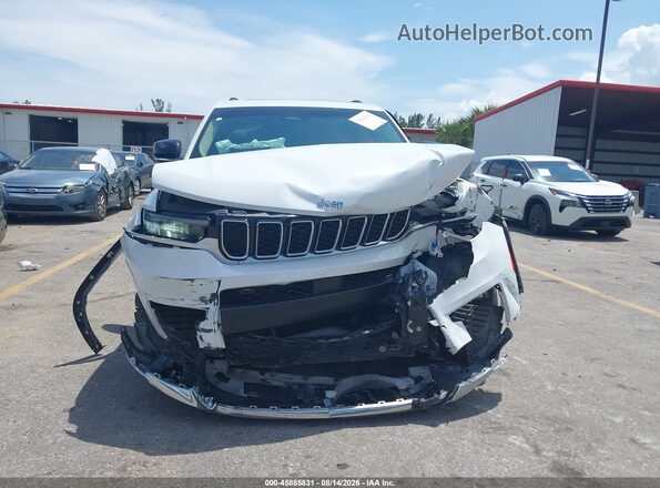 1C4RJKBG5M8186376 2021 JEEP GRAND CHEROKEE L White Սալոնի հետևի տեսք