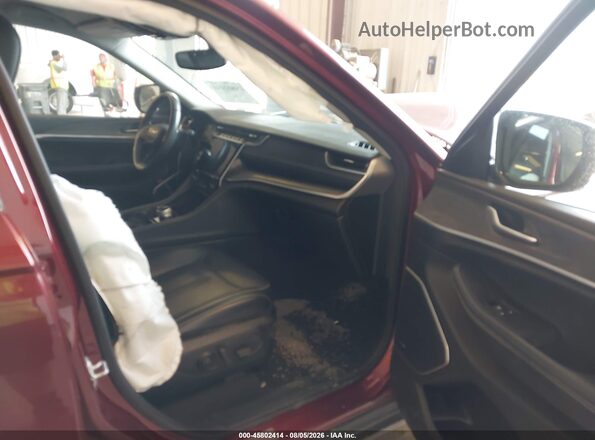 1C4RJKBG6M8139020 2021 JEEP GRAND CHEROKEE L Burgundy Вид салону спереду