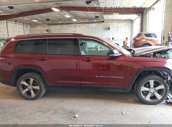 1C4RJKBG6M8139020 2021 JEEP GRAND CHEROKEE L Burgundy Вид задньої частини салону