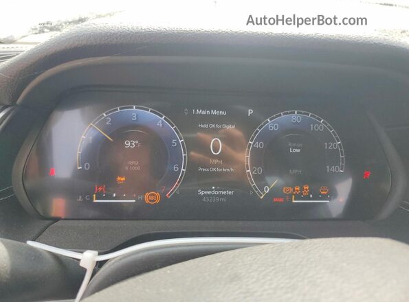 1C4RJKBG6N8611461 2022 JEEP GRAND Black Instrument cluster view