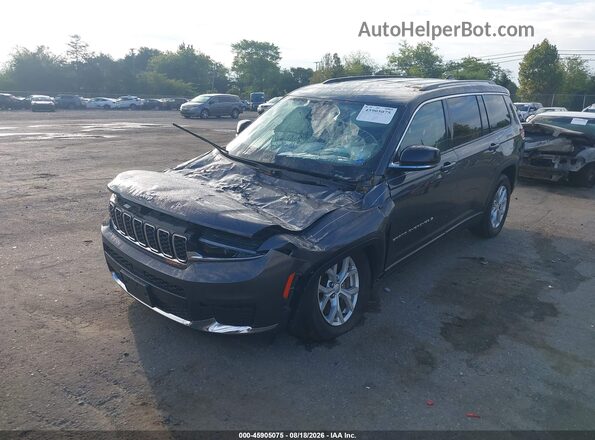 1C4RJKBG6P8830228 2023 JEEP GRAND CHEROKEE L Gray Передня ліва чверть