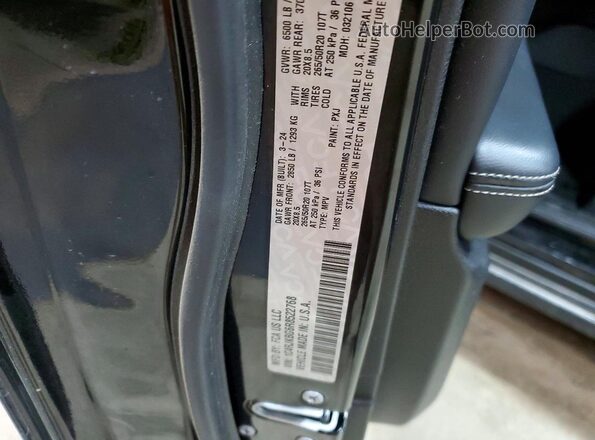 1C4RJKBG6R8522768 2024 JEEP GRAND Black VIN կոդի պիտակի տեսք