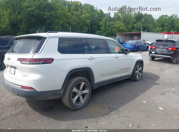 1C4RJKBG8M8144557 2021 JEEP GRAND CHEROKEE L Белый Задняя правая четверть