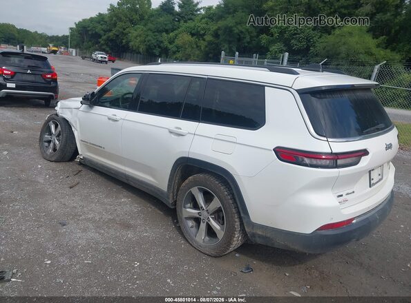 1C4RJKBG8M8144557 2021 JEEP GRAND CHEROKEE L Белый Задняя левая четверть