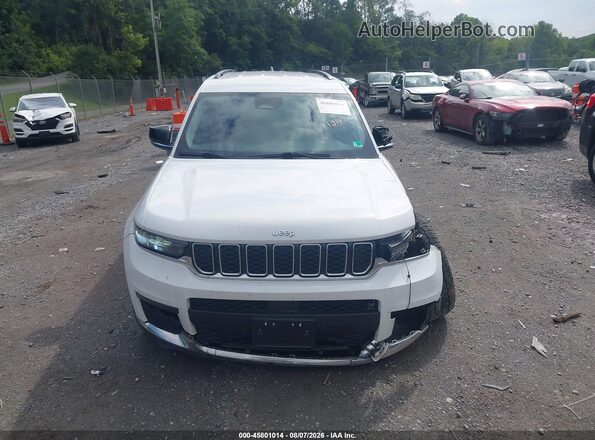 1C4RJKBG8M8144557 2021 JEEP GRAND CHEROKEE L Белый Вид щитка приборов