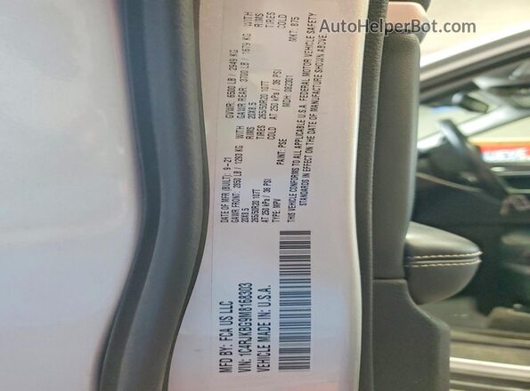 1C4RJKBG9M8168303 2021 JEEP GRAND Silver VIN կոդի պիտակի տեսք