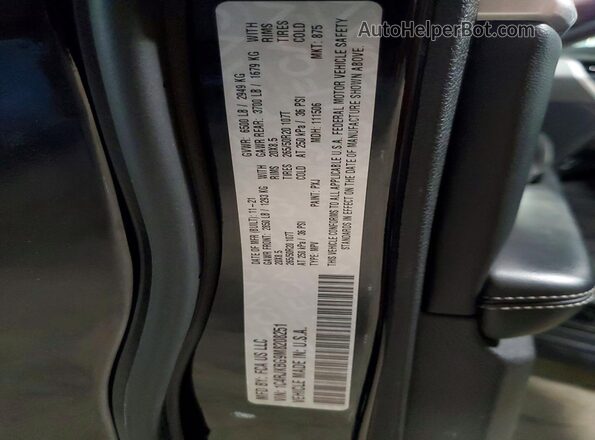1C4RJKBG9M8208251 2021 JEEP GRAND Black Widok naklejki z numerem VIN