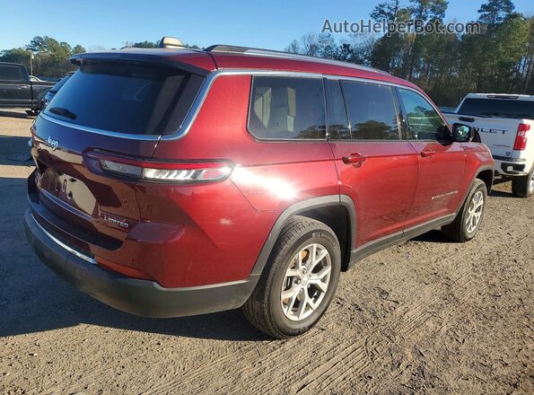 1C4RJKBGXP8728799 2023 JEEP GRAND Maroon Trasero derecho