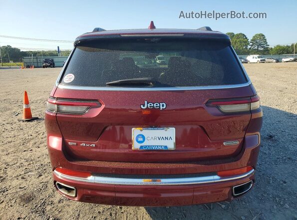 1C4RJKDG0M8133596 2021 JEEP GRAND Red Vista trasera