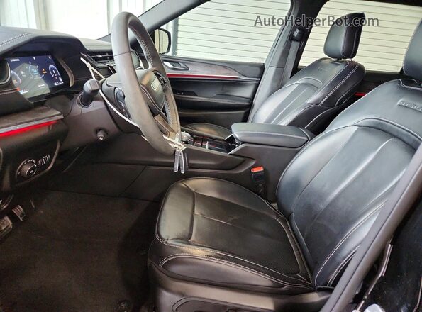 1C4RJKDG5P8100615 2023 JEEP GRAND Black წინა სალონის ხედი