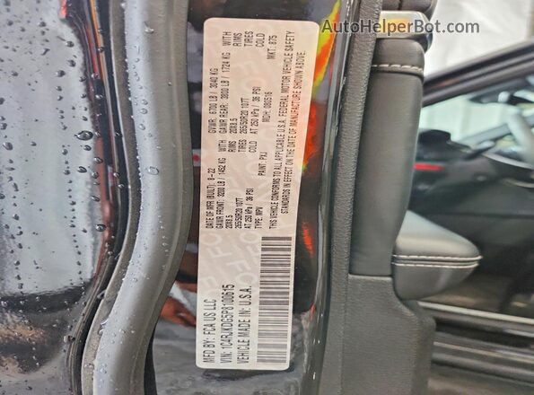 1C4RJKDG5P8100615 2023 JEEP GRAND Black VIN კოდის სტიკერის ხედი
