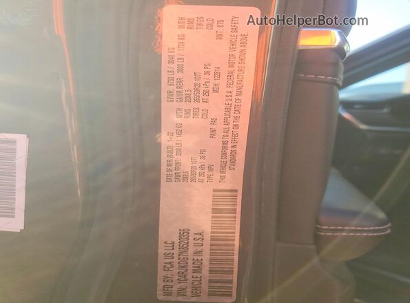 1C4RJKDG7N8520356 2022 JEEP GRAND Gray Widok naklejki z numerem VIN
