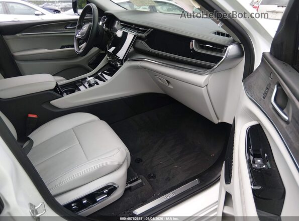 1C4RJKDG7P8100809 2023 JEEP GRAND CHEROKEE L White Front interior view