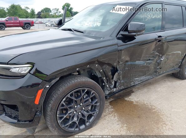 1C4RJKEG1S8714424 2025 JEEP GRAND CHEROKEE L Black Դիմացի տեսք