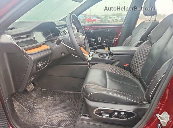 1C4RJKEG2P8887912 2023 JEEP GRAND Maroon Front interior view