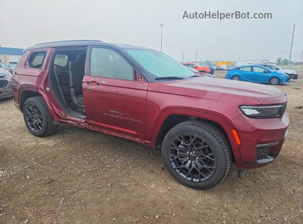 1C4RJKEG2P8887912 2023 JEEP GRAND Maroon Front right