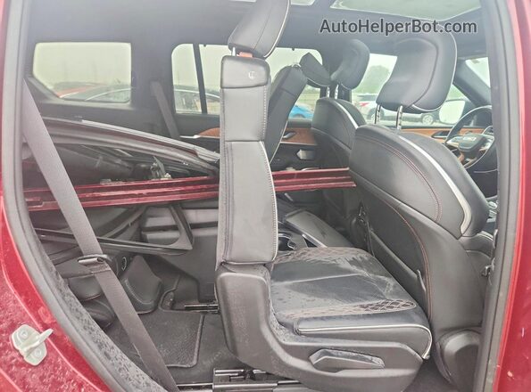 1C4RJKEG2P8887912 2023 JEEP GRAND Maroon Rear seats view