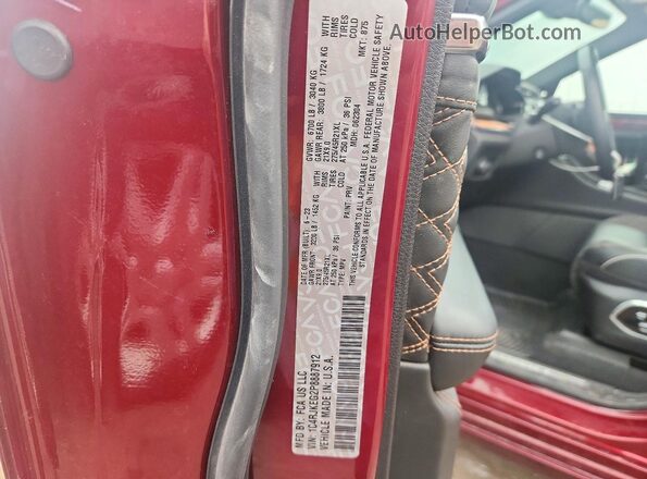 1C4RJKEG2P8887912 2023 JEEP GRAND Maroon Engine compartment view