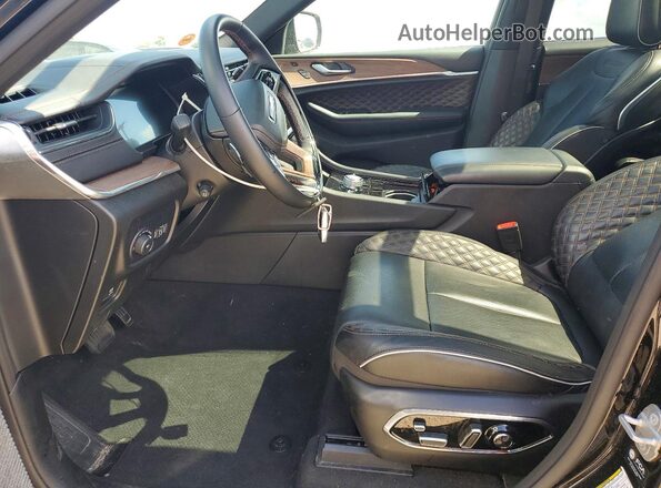 1C4RJKEG8S8769310 2025 JEEP GRAND Black Widok wnętrza z przodu