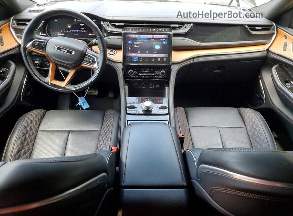 1C4RJKEG9P8801348 2023 JEEP GRAND Black Widok deski rozdzielczej