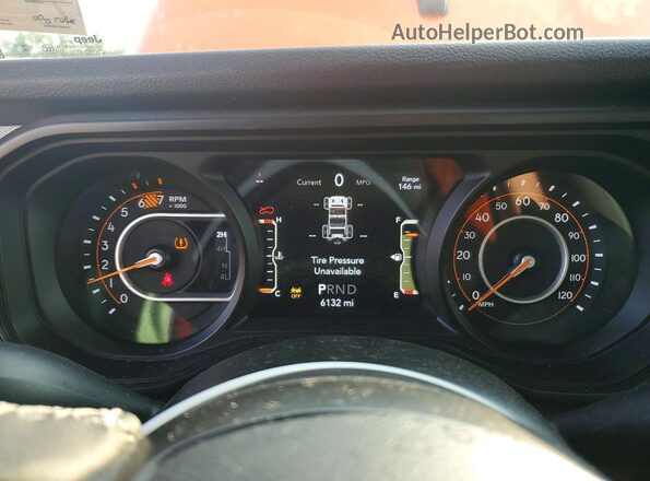 1C4RJXDG0SW632260 2025 JEEP WRANGLER Orange Widok zestawu wskaźników