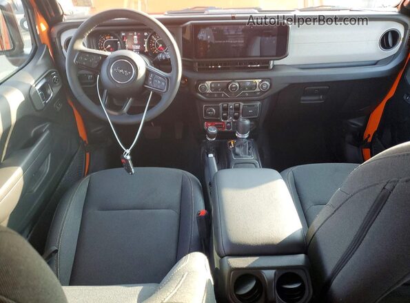 1C4RJXDG0SW632260 2025 JEEP WRANGLER Orange Widok deski rozdzielczej