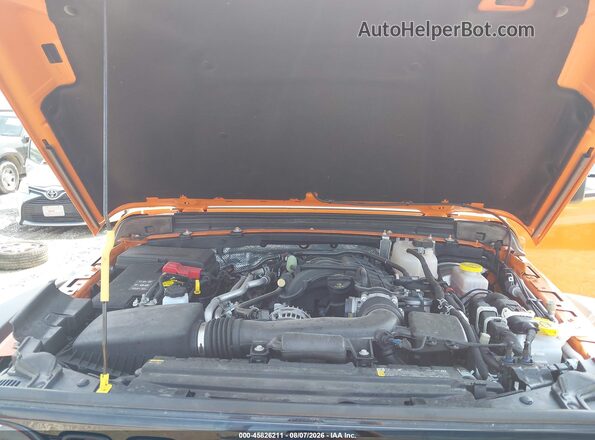 1C4RJXDG5SW622016 2025 JEEP WRANGLER Orange უკანა ხედი