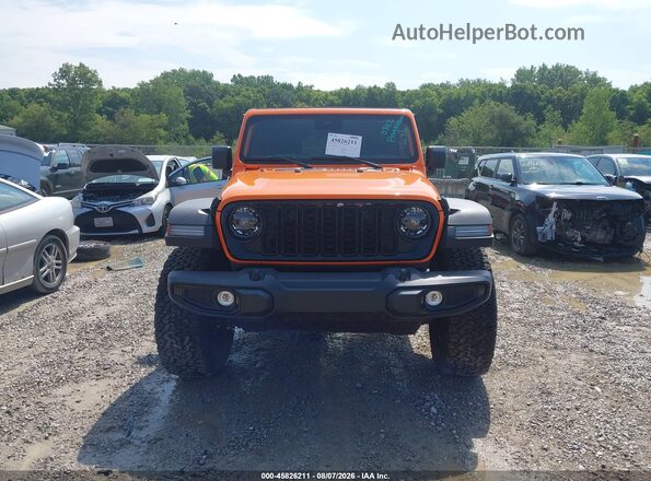 1C4RJXDG5SW622016 2025 JEEP WRANGLER Orange უკანა სალონის ხედი