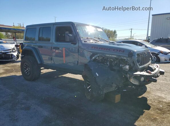 1C4RJXFG0RW129173 2024 JEEP WRANGLER Серый Передняя правая четверть