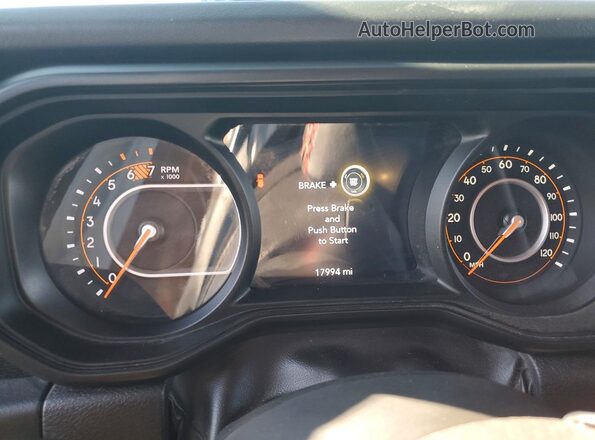 1C4RJXFG0RW129173 2024 JEEP WRANGLER Серый Вид щитка приборов