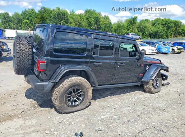 1C4RJXFG0RW301959 2024 JEEP WRANGLER Черный Задняя правая четверть