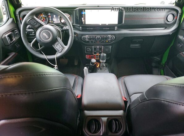 1C4RJXFG1SW633351 2025 JEEP WRANGLER Green Առջևի վահանակի տեսք