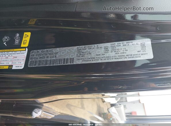 1C4RJXFG8TW287137 2026 JEEP WRANGLER Black Engine compartment view